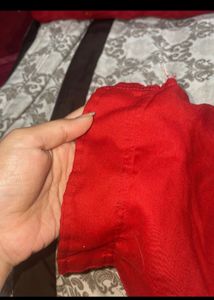 Hardly Used Saree With Padded Blouse