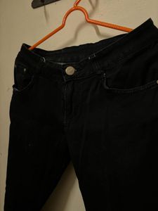 Black Angle Length Jean