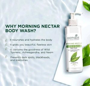 Morning nectar nourish &amp; hydrate body wash 200ml