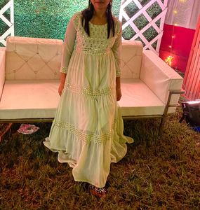 Pista Green Gown