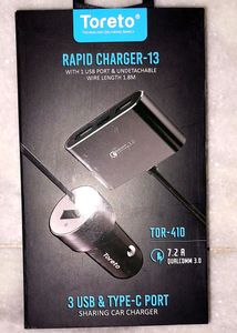 Toreto Rapid Charger 13-410, Qualcomm Certified 3