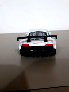 White Toy Car Model (Audi R8)
