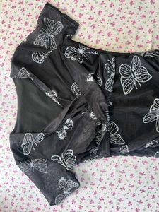 Butterfly Print Dress