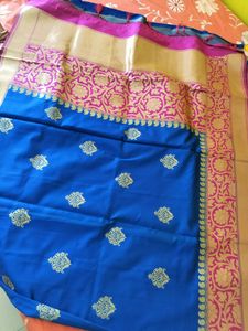 New Saree With Blouse 34-38 Size