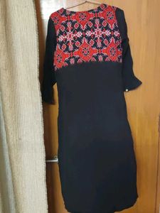 Black Colour Kurta