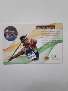 India Post Released Olympics Medal Winner Card