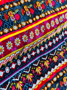 Colorful Boho Print Top