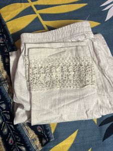 Elegant Printed Kurta mirror work