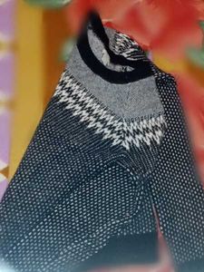 Patterned Knit Sweater