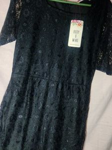 Elegant Black Lace Dress
