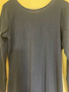 H&amp;M Shimmer Black Dress