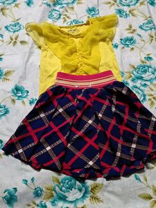 Qute Skirt With Top 😍