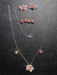 Floral Necklace & Earring Set