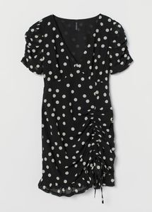 H&amp;M Draped Chiffon Dress