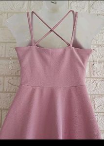 Ginger Baby Pink Skater Dress