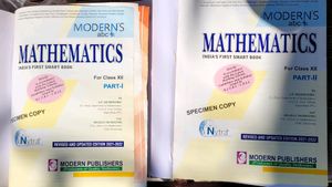 Modern class 12 Mathematics part 1 and 2