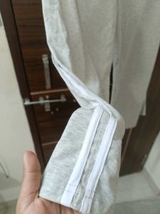 Grey Wide Leg Lounge Pants