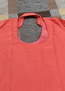 Beautiful Back Cut Kurta With Gown