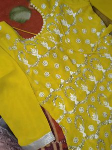 Yellow Haldi Sharara