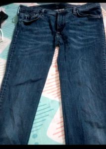 Dark Blue Denim Jeans