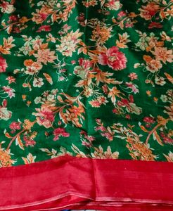 Floral Print Saree