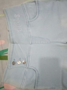 Girl&#39;s High-Waisted Denim Jeans (New)