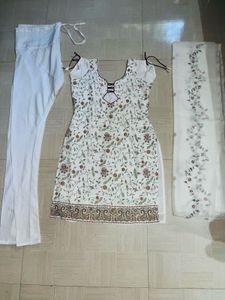 Floral Print Salwar Kameez