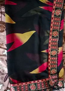 Elegant Floral Saree