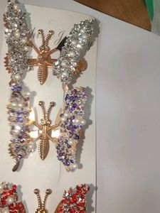 3D Butterfly Hair Clips Combo Of 5