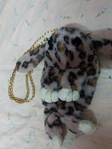 beautiful sling animal print beg