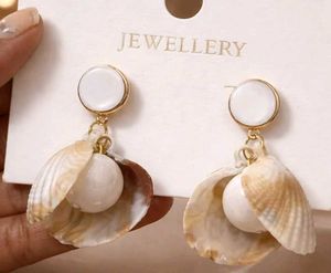 Shell Drop Earrings