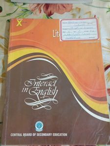 Class X English Textbook - Interact in Englis