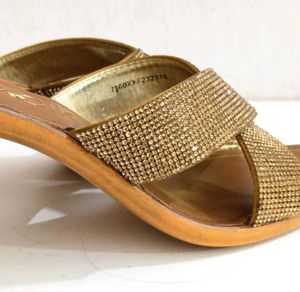 Catwalk Embellished Block Heel Sandals