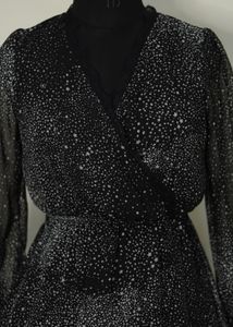Sheer Starry Galaxy Dress