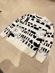 Abstract Graphic Print Sweater