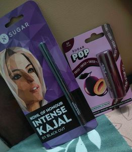 Sugar Cosmetics Duo: Kajal & Lip Balm