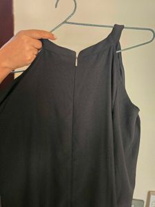 Chic Black Cold Shoulder Dress