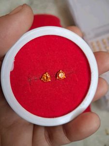 Beautiful New Orange Color Studs