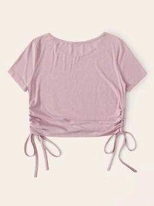 Drawstring Runched Top