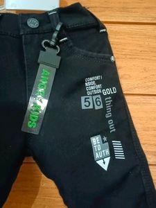 New Black Colour Jens For 3 To 4 Year Boy