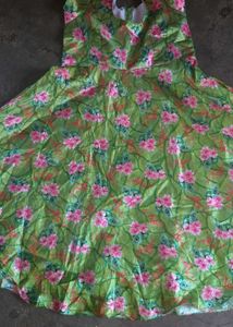 Floral Green frock 💚