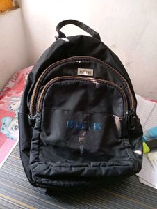 Black Canvas Hobo Bag