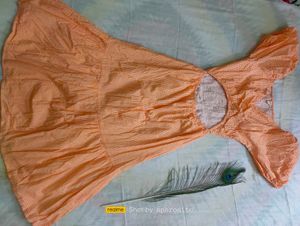 FRONT BELLY OPEN DRESS