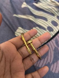 Cartier Gold Nail Bracelet - Baby Size