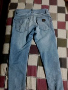 Patched Denim Jeans
