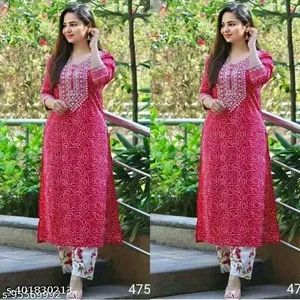 Pink Kurta.