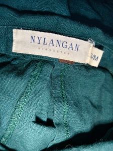 🎄Buy 1, Get 1 Free🎁XL/XXL Green Button-Down Top