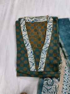 Tailor stitched suit set with Dupatta