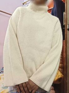 Cream Turtleneck Knit Sweater🩷🫂🌸💕❤️🧡