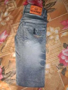 Stylish Grey Denim Jeans